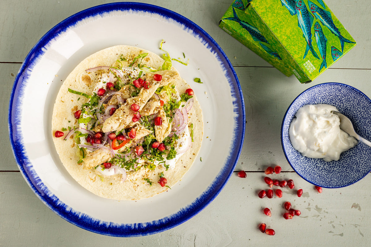 Tinned Mackerel shawarma Rockfish