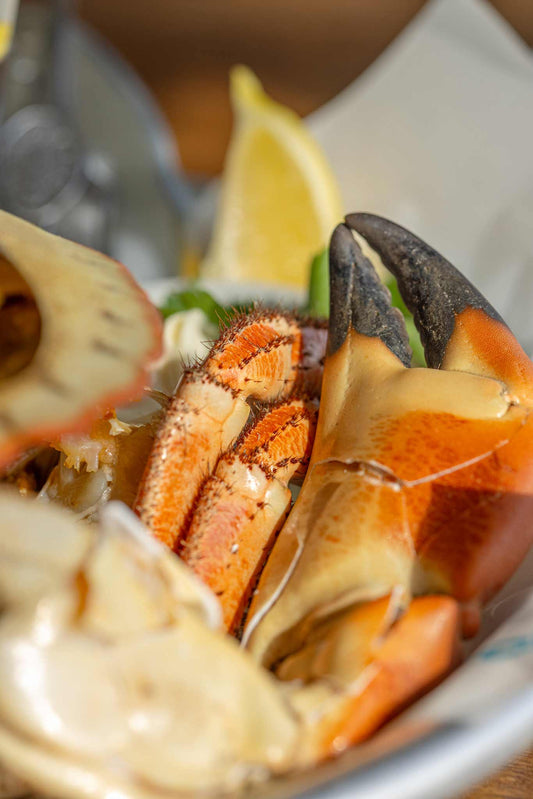 Cracked Crab claw at Rockfish