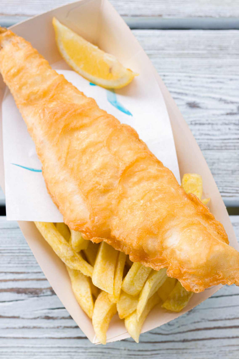 Coley and chips Rockfish