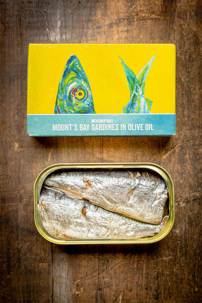 Fossil sardines in olive on sale oil