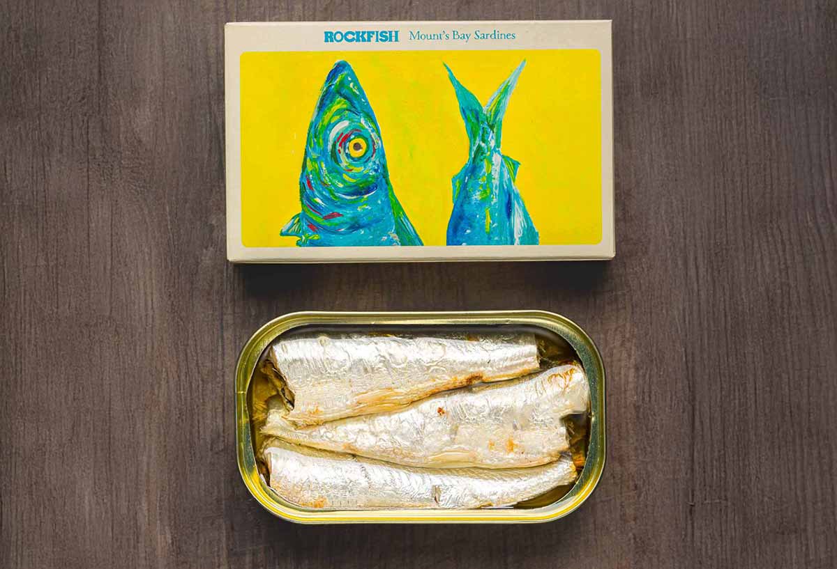 Rockfish Tinned British sardines - mobile