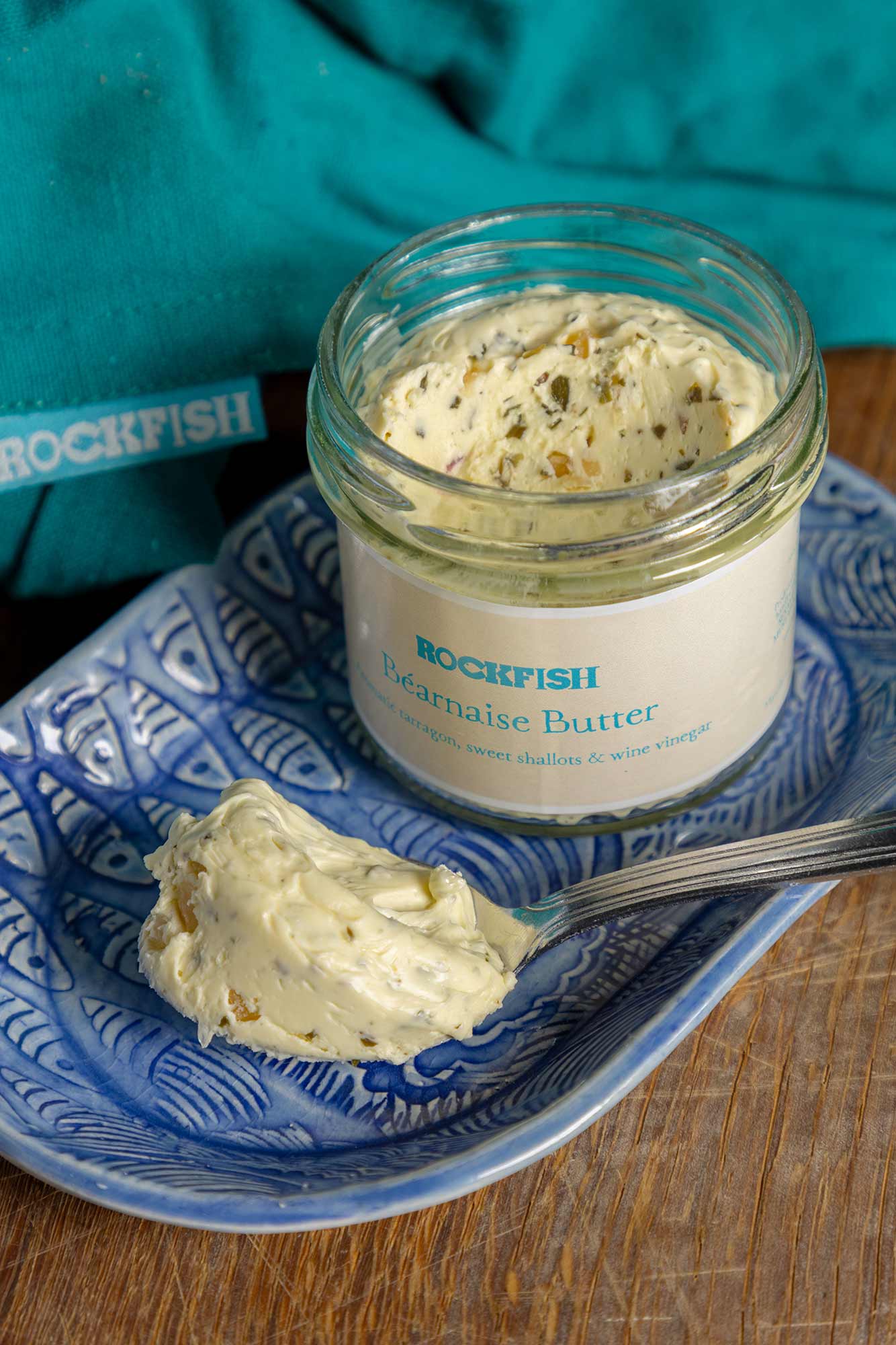 Rockfish bearnaise butter