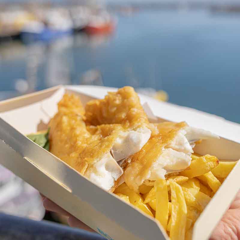 Rockfish takeaway haddock & chips