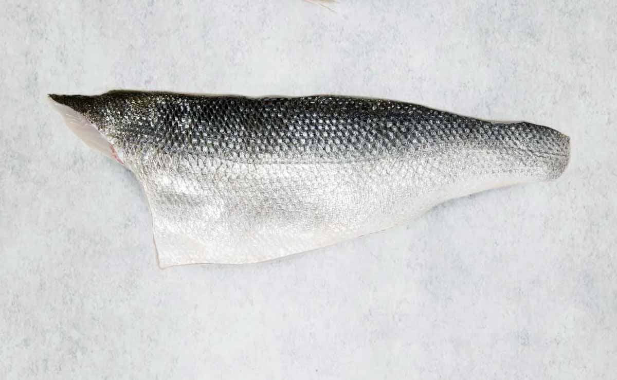 Fresh British Sea Bass fillet - mobile