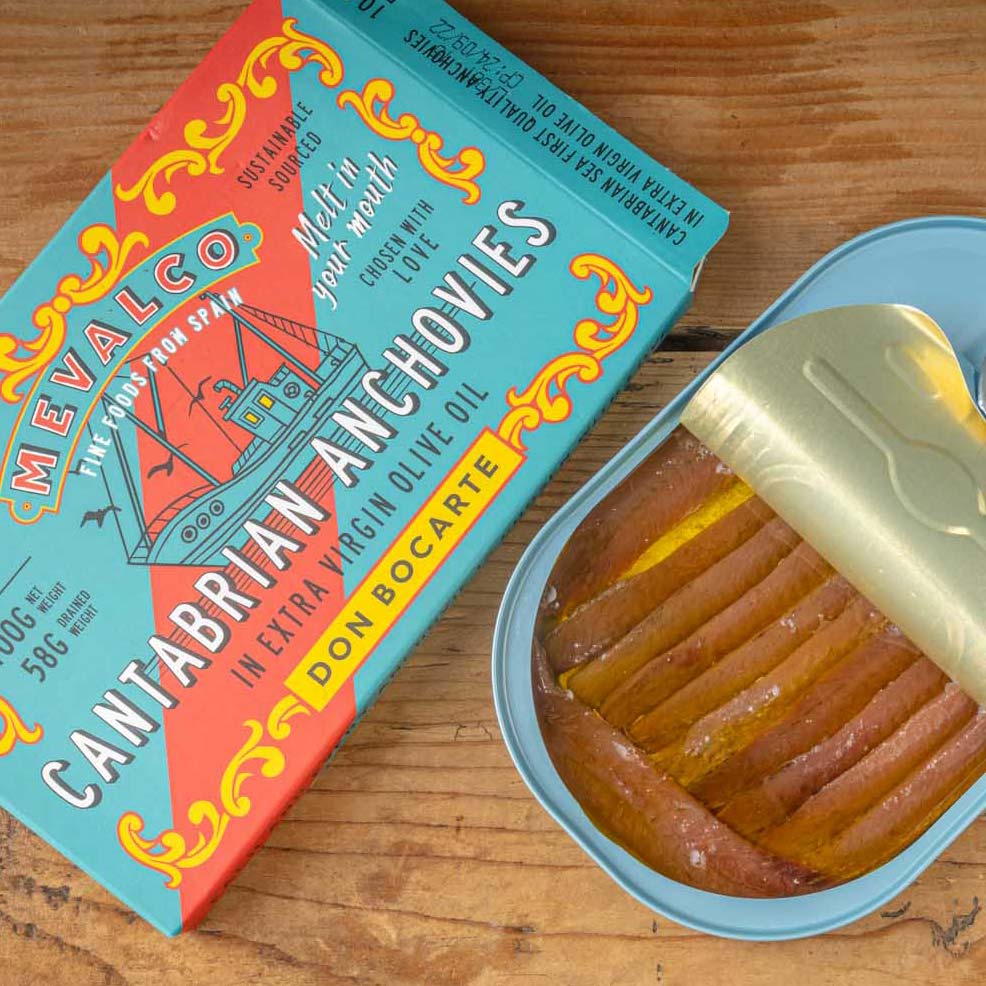 Mevalco/Don Bocarte Cantabrian Anchovies Rockfish