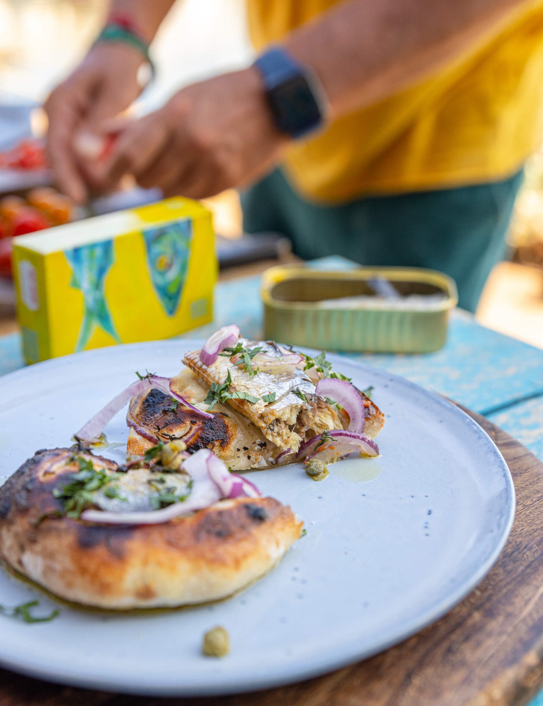 Mitch's Tinned Fish Flatbread Recipes