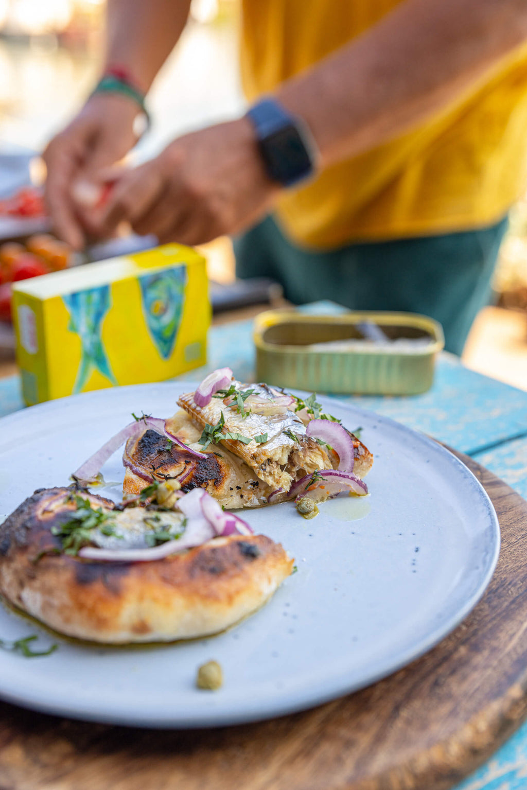 Mitch's Tinned Fish Flatbread Recipes