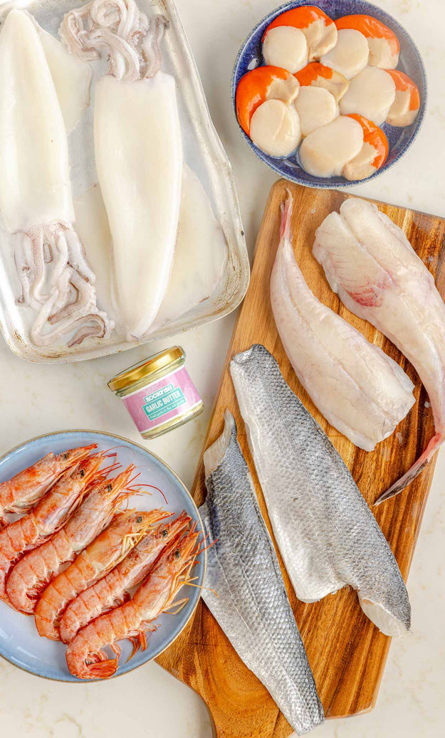 Cooking our Premium Seafood Box