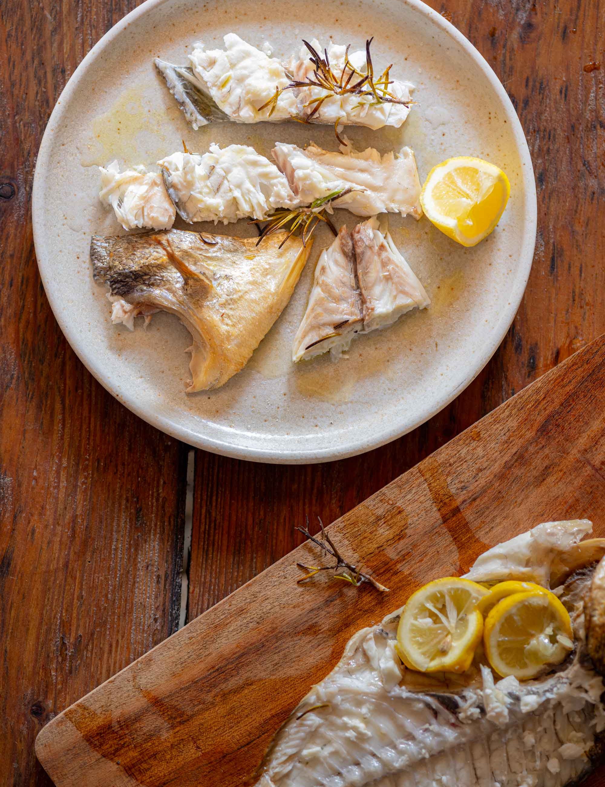 Baked Sea Bream with Rosemary & Lemon