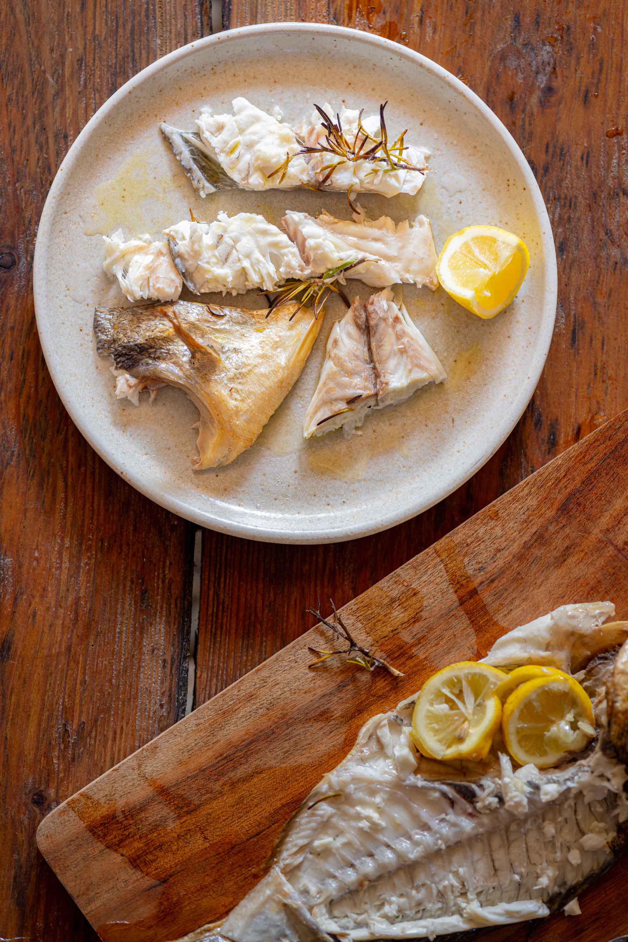 Baked Sea Bream with Rosemary & Lemon