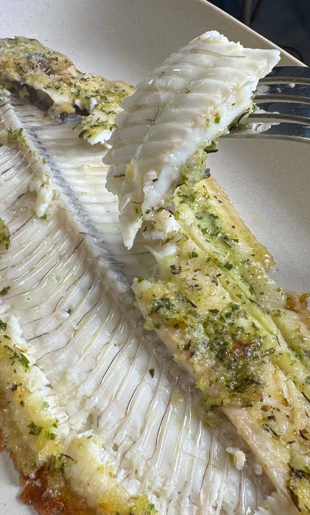 Dover Sole in a herb crust