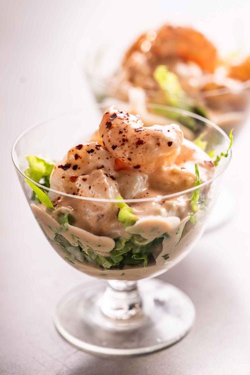 Classic wild Atlantic prawn cocktail