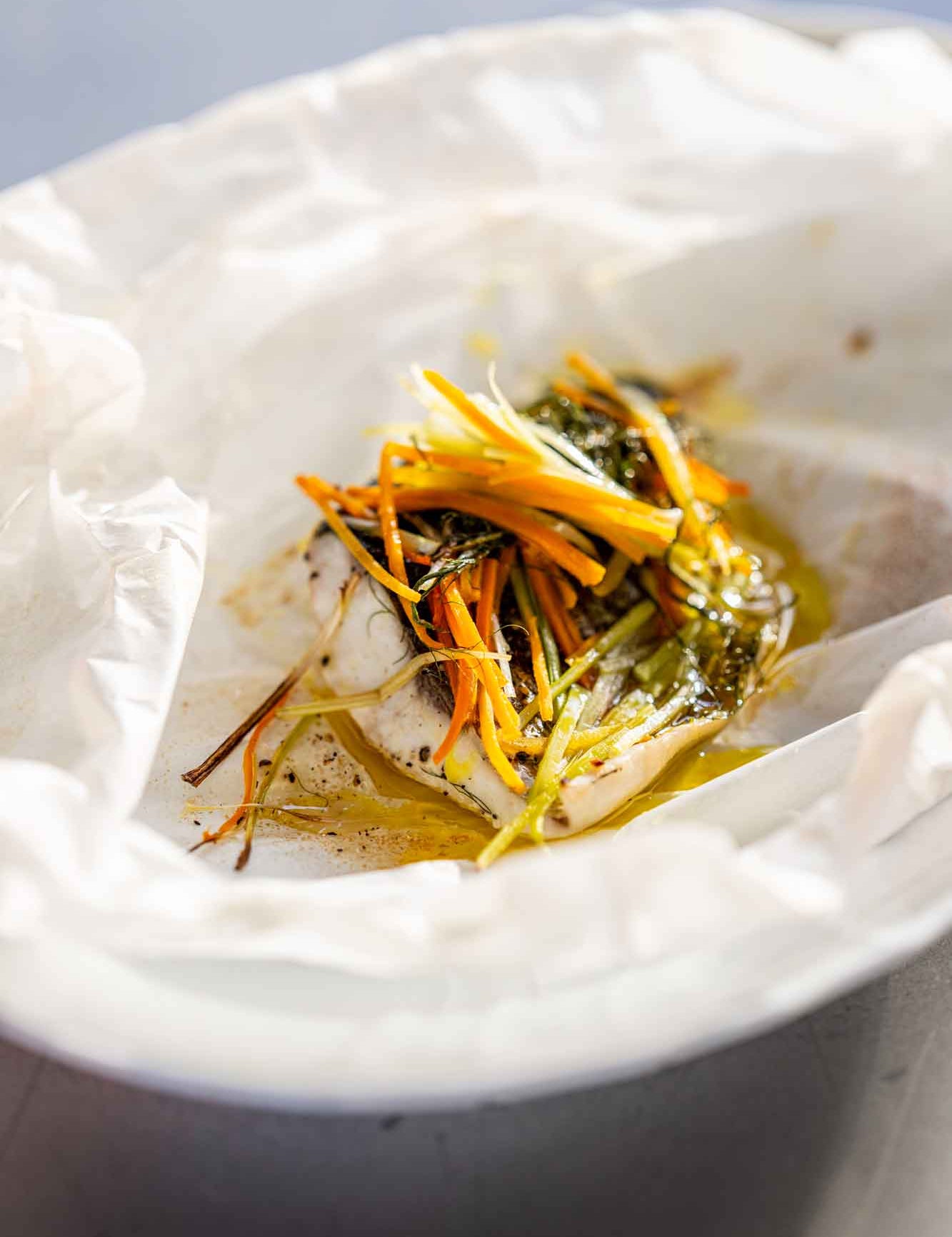 Fish en papillote