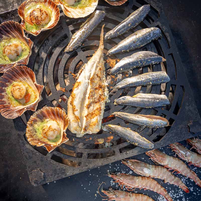 Monkfish on the BBQ