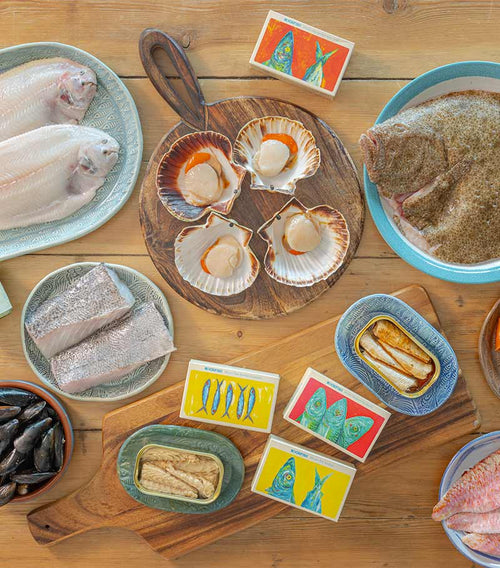 A selection of fresh seafood available from Rockfish