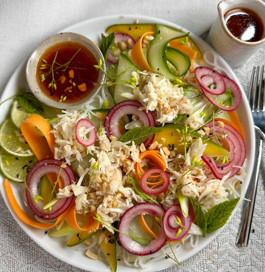 Vietnamese Style Spider Crab Salad!