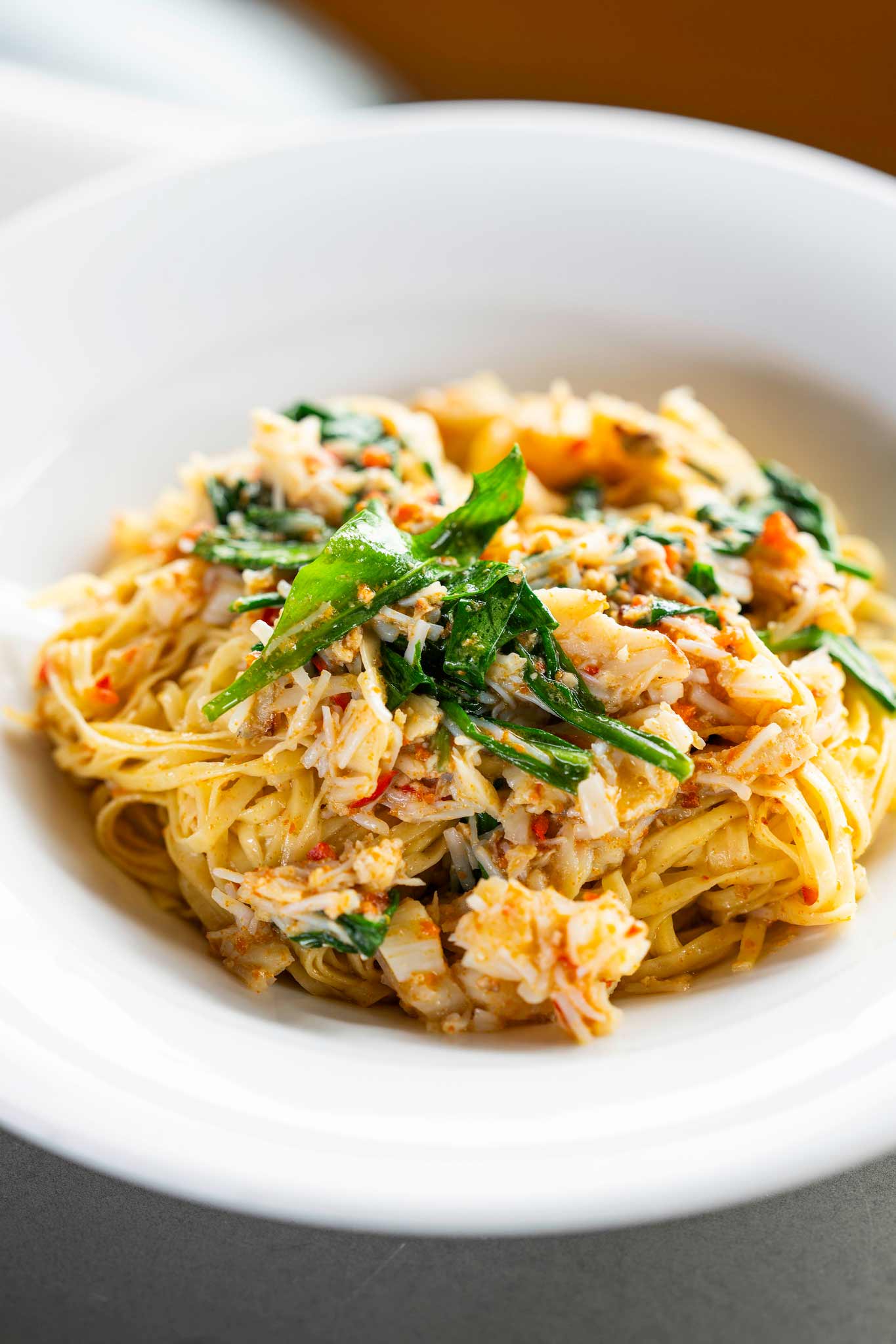 Tagliolini with Cornish crab and Chilli recipe by Mark Hix for Rockfish