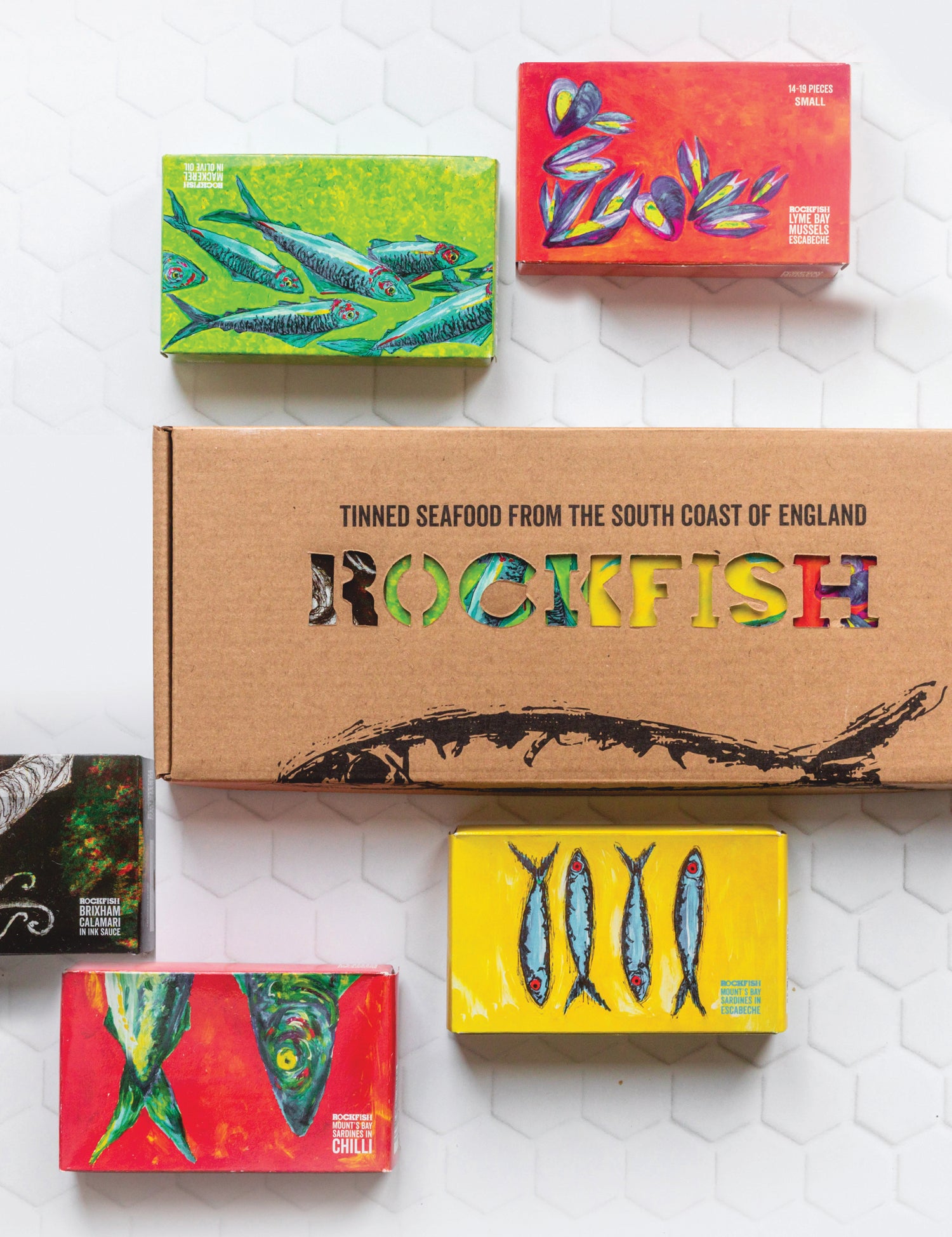 Rockfish Sardine Artwork