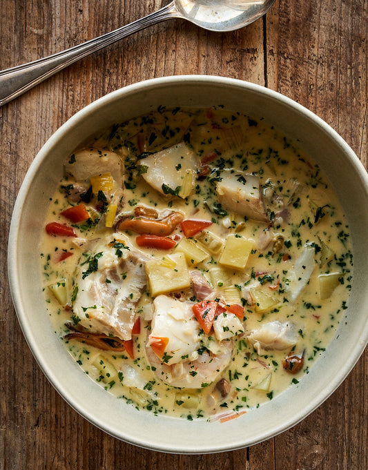 Rockfish seafood chowder recipe