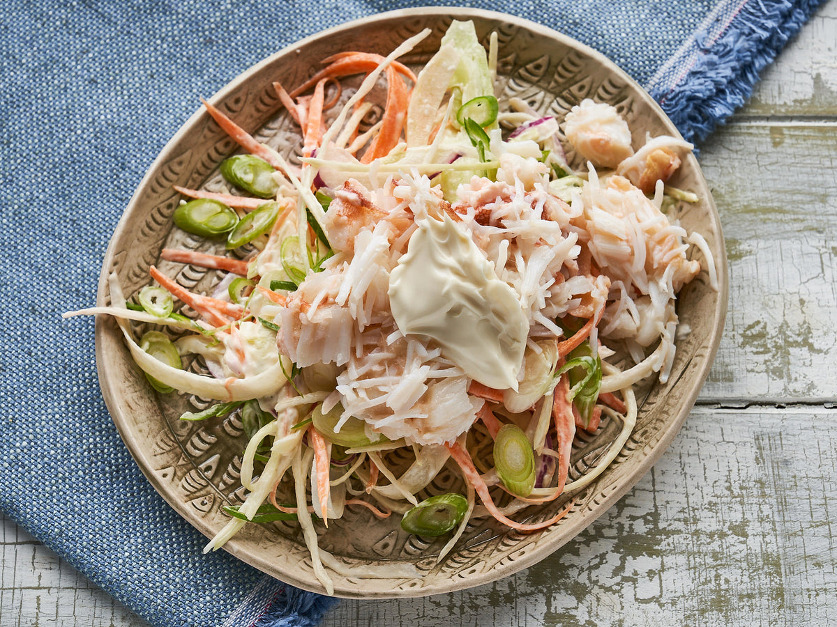 Crab Slaw Rockfish Seafood Recipe