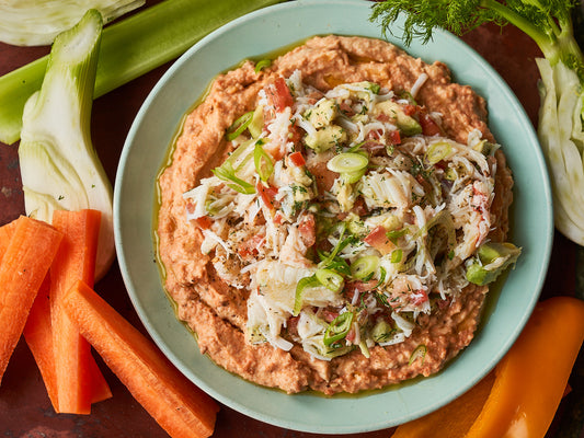 Crab hummus recipe