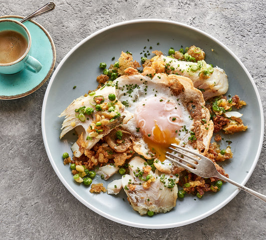 Smoked haddock & egg hash recipe