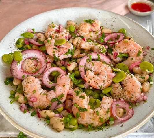 Karumba prawn salad