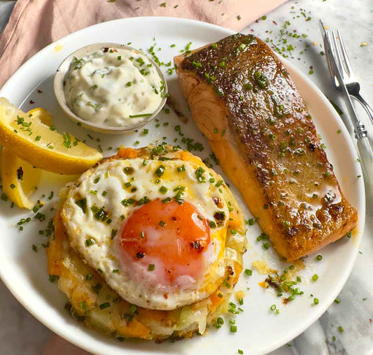 Pan fried trout