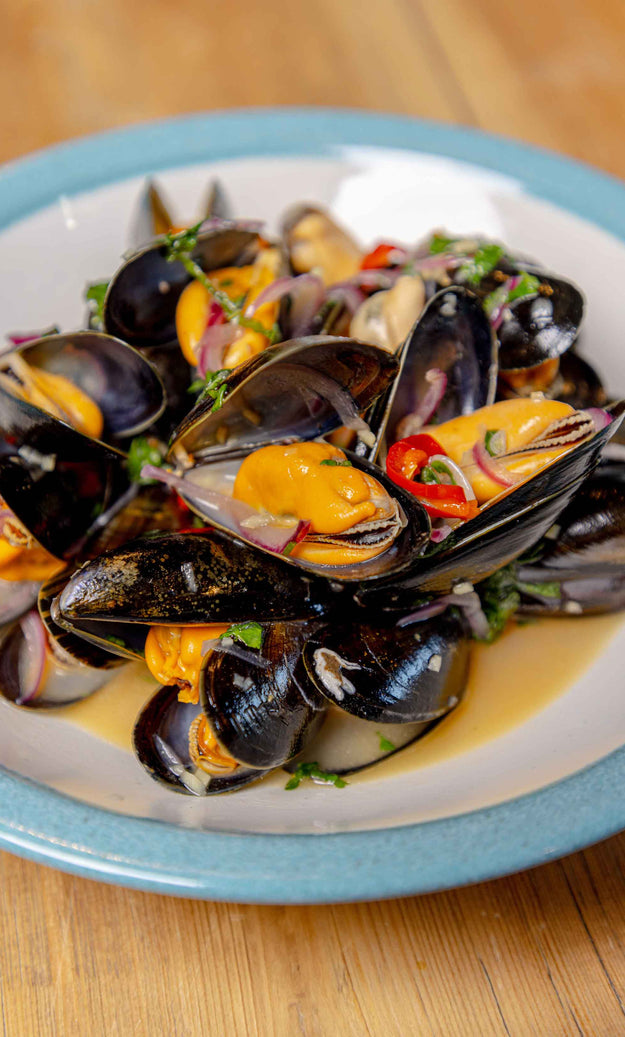 Sweet and Sour Mussels with Chilli