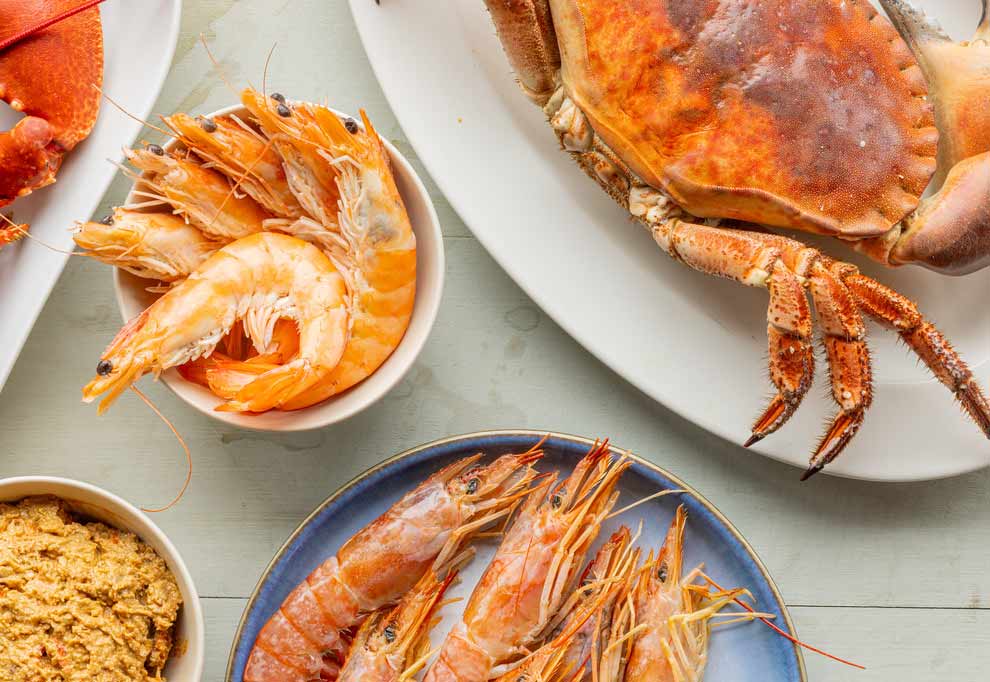 A selection of shellfish from Rockfish - delivered nationwide the next day if ordered before 2pm