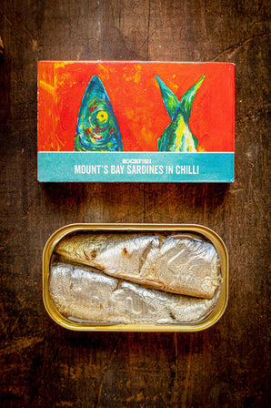 Rockfish Mount's Bay Sardines in Chilli - Premium Tinned Seafood