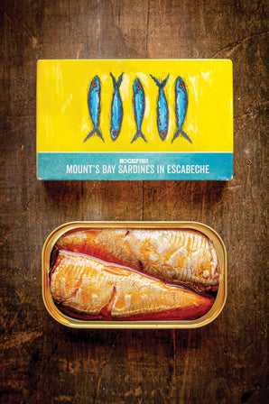 Rockfish Mount's Bay Sardines in Escabeche - Premium Tinned Seafood