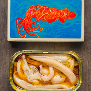 Tinned Brixham Cuttlefish with Garlic