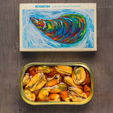Rockfish tinned British mussels escabeche - mobile