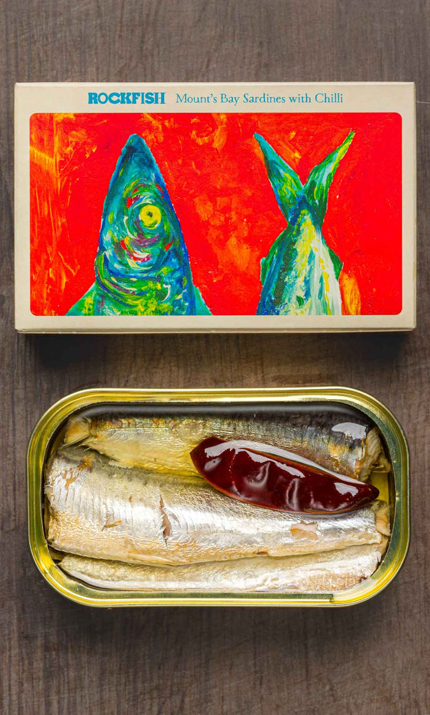 Rockfish Tinned Mount's Bay Sardine in Chilli oil