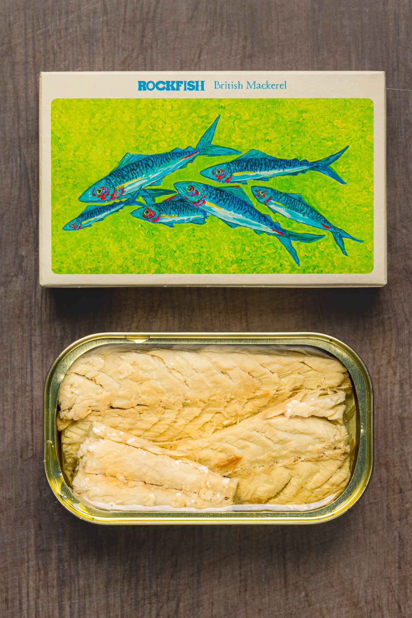 Rockfish Tinned British Mackerel - in sunflower oil - mobile