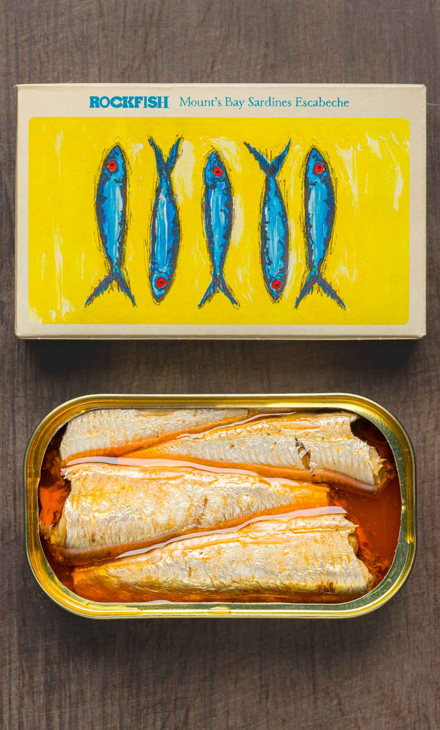 Rockfish Tinned Mount's Bay Sardines Escabeche