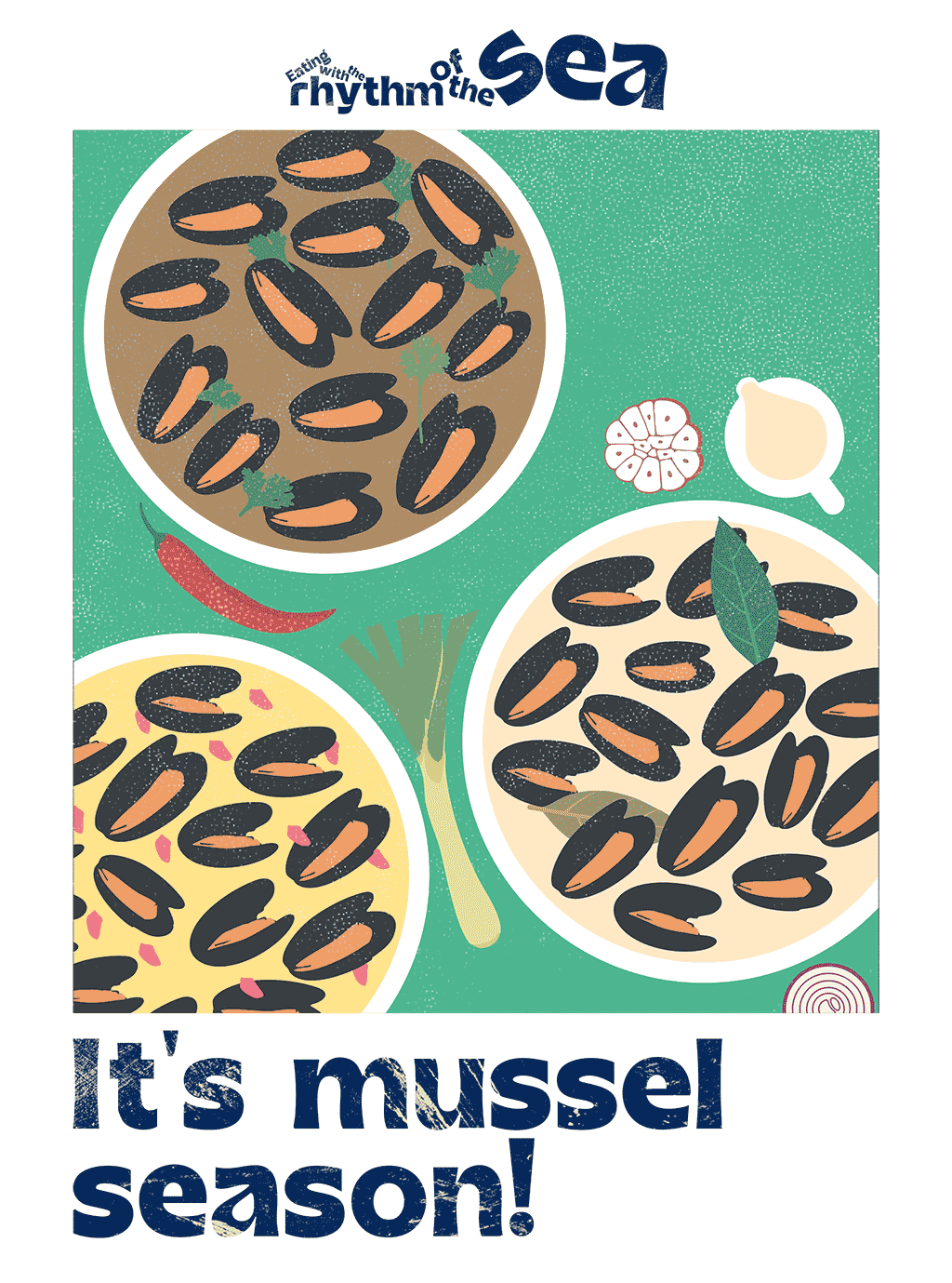 Rockfish Mussel season poster