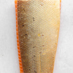 Rockfish Glenarm Salmon double smoked 500g skin side up