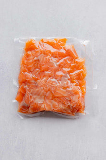 Rockfish Glenarm double smoked Salmon trim