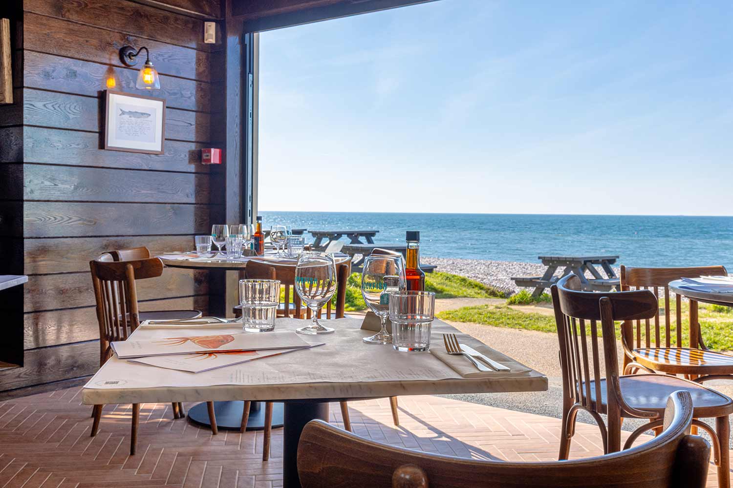 Rockfish Budleigh Beach dining room