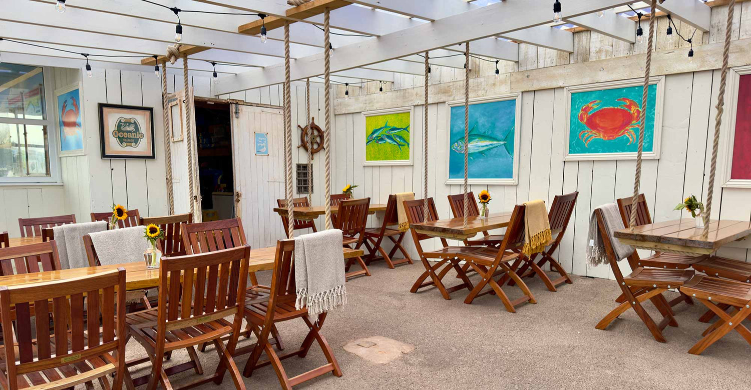 Budleigh Café interior seating