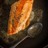 Cooked trout fillet