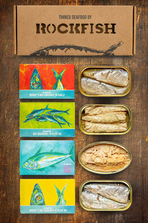 Tinned Sardines, Mackerel and Tuna Gift Pack