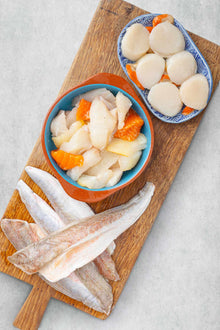 Family favourites box by rockfish with Gurnard fillets, Fish pie mix and scallops - mobile