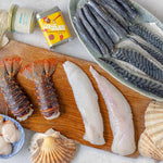 Rockfish BBQ box with lobster