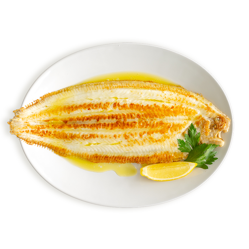 Dover sole simply grilled with lemon and olive oil, available at all Rockfish restaurants