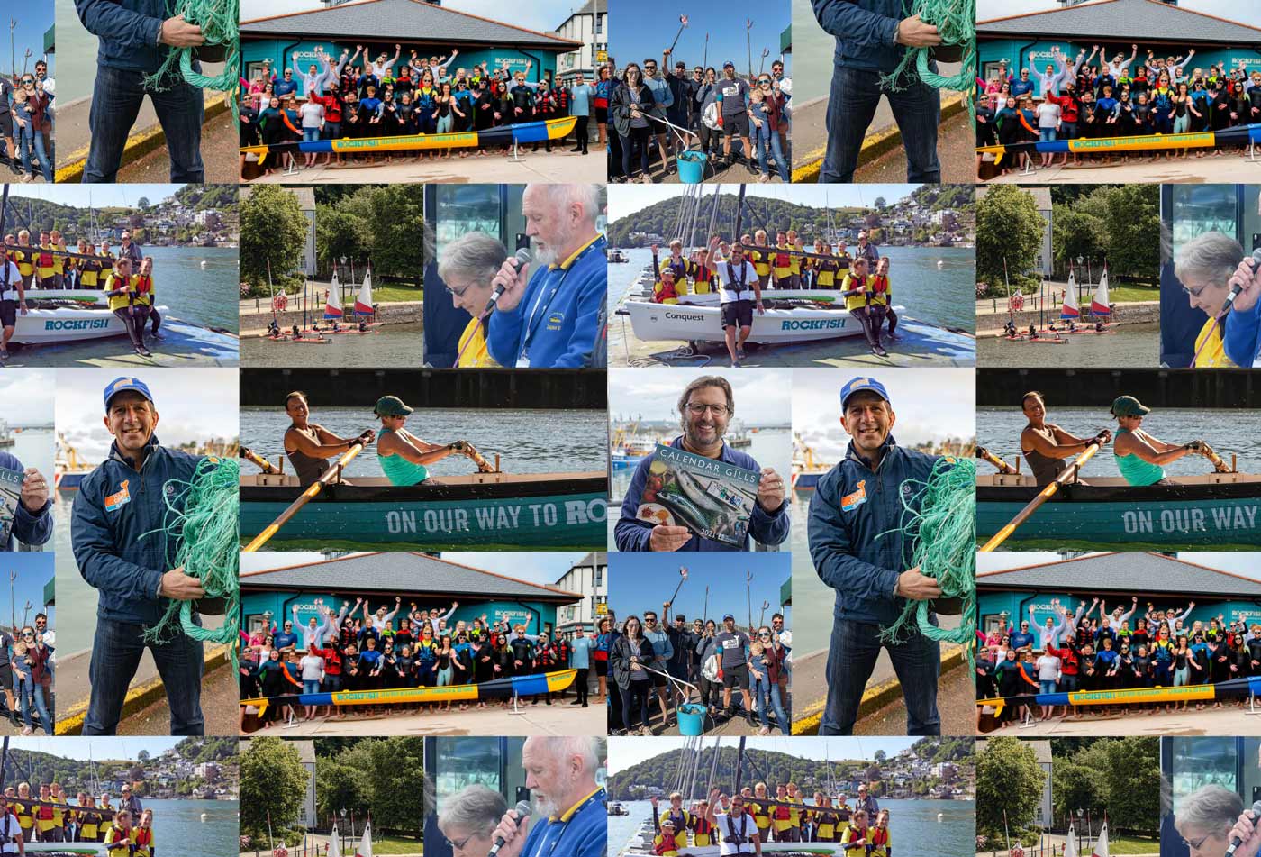 A collage of the communities Rockfish support