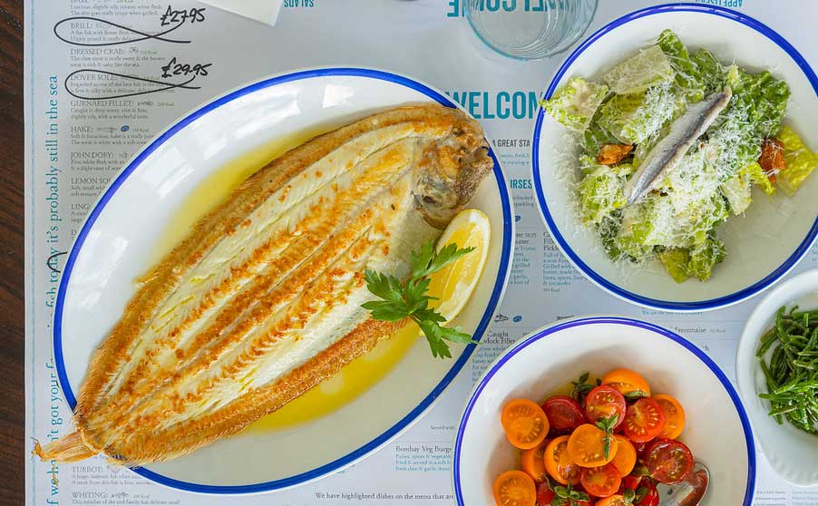 Rockfish seafood menu - Eat sustainable local fish and MSC seafood