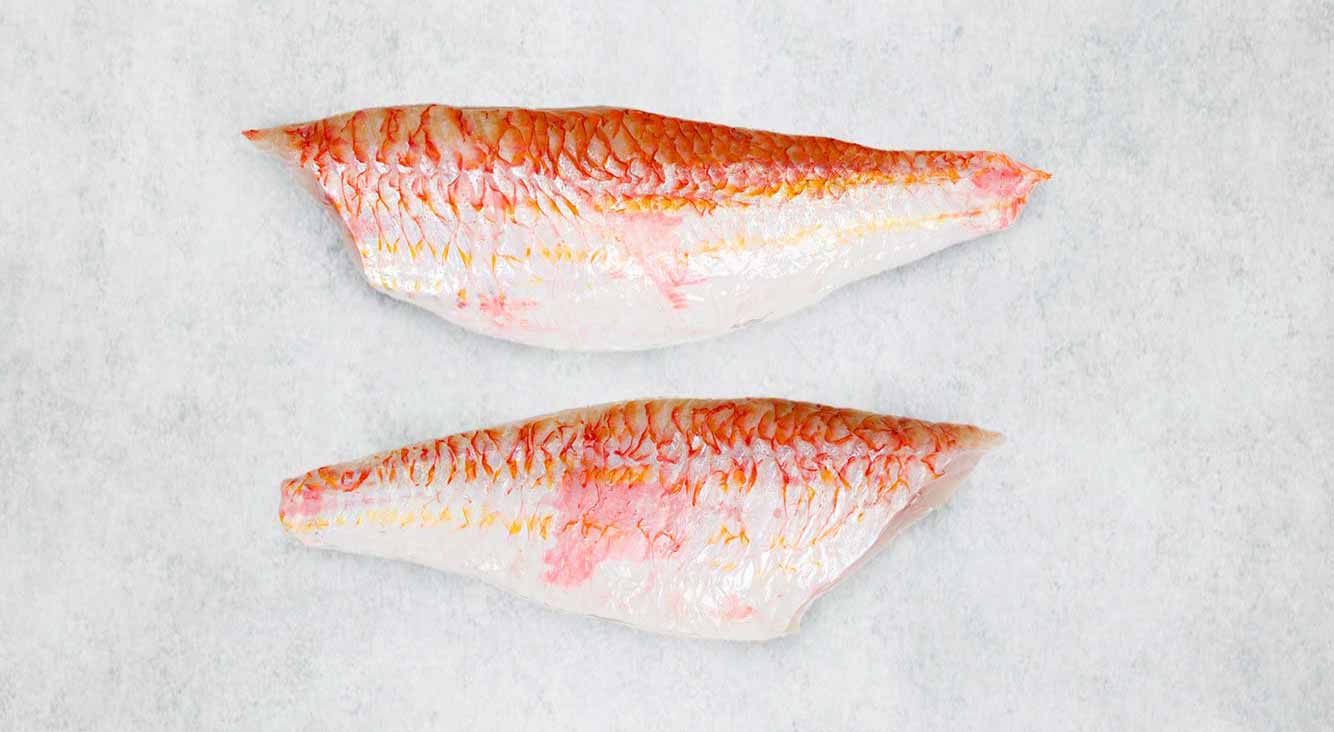 Fresh red mullet fillets prepared by Rockfish